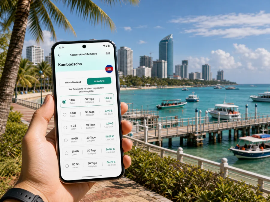 Sihanoukville eSIM: Internet für die Reise