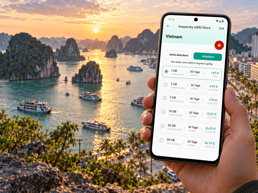 Ha Long mit eSIM: mobiles Internet in Vietnam