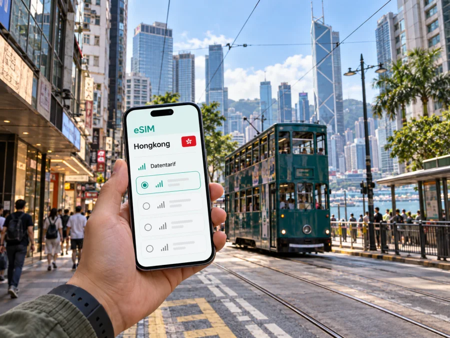 eSIM für Wan Chai: mobiles Internet in Hongkong