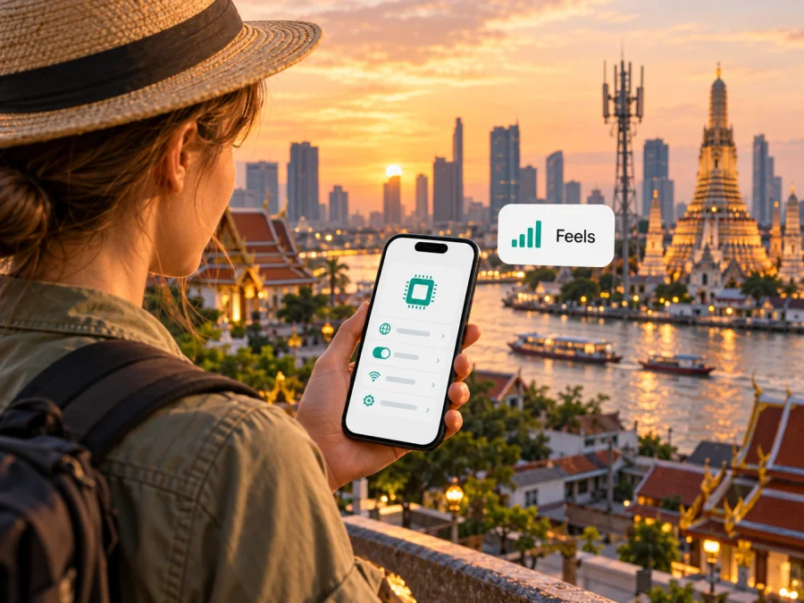 Feels eSIM in Thailand: Was zu prüfen ist
