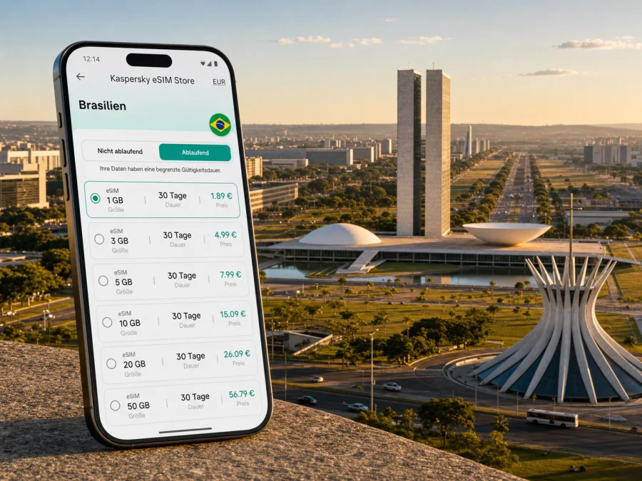Brasilia eSIM: Internet und mobile Verbindung