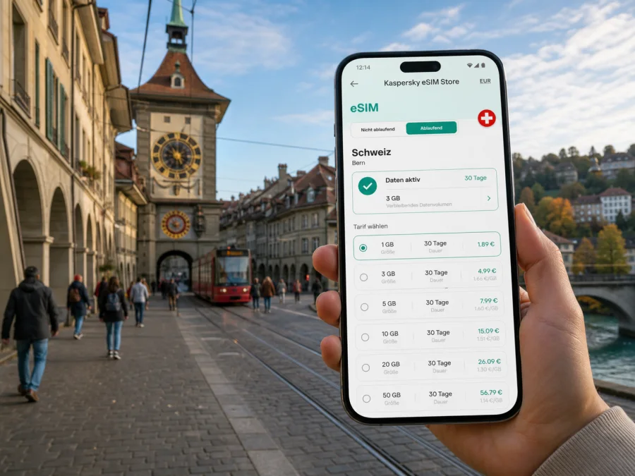 Bern eSIM: mobiles Internet in der Schweiz
