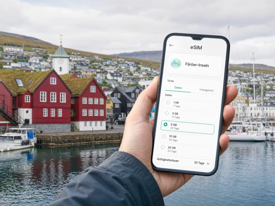 Tórshavn eSIM: Internet für Ihre Reise