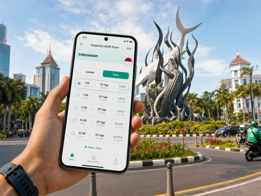 Surabaya eSIM: Internet für Ihre Reise