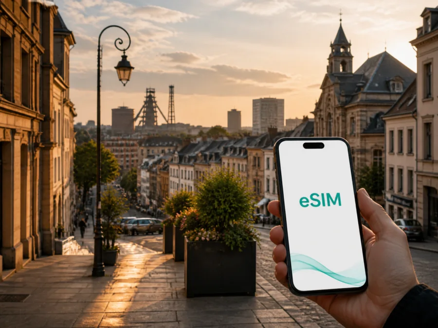 eSIM für Esch-sur-Alzette: mobiles Internet