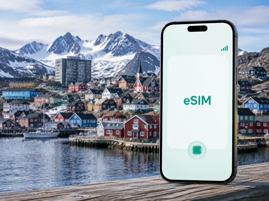 Nuuk eSIM: Mobiles Internet auf Reisen