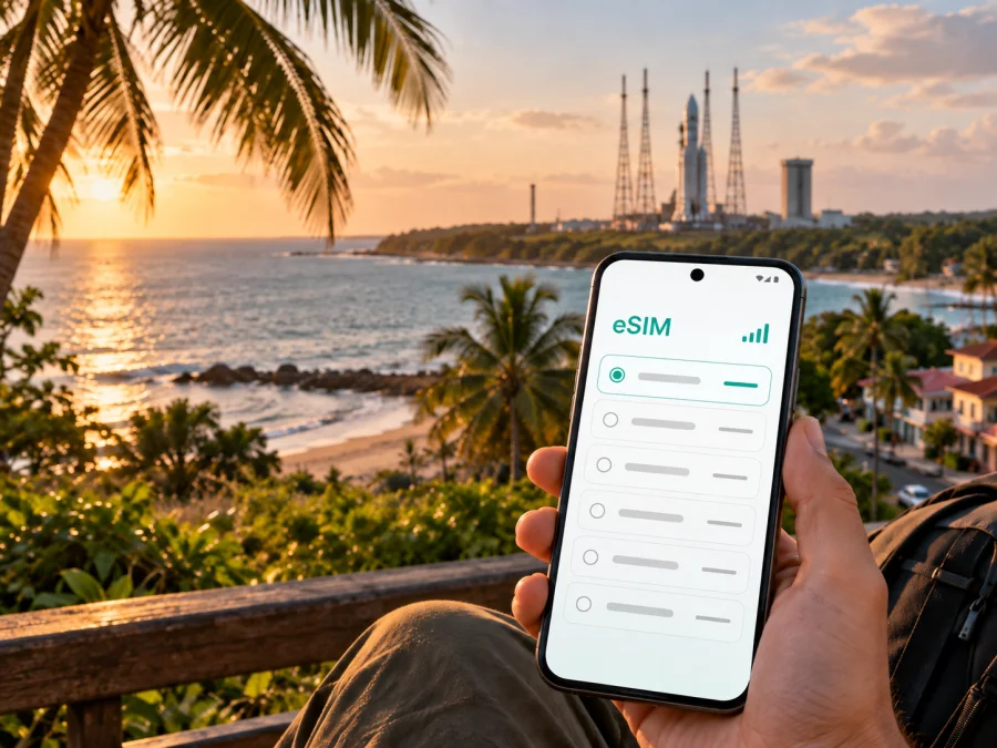 Kourou eSIM: Mobiles Internet in Französisch-Guayana