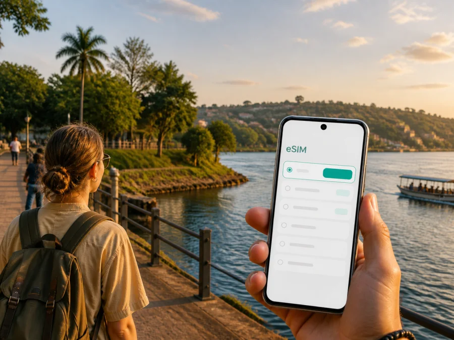 eSIM für Jinja: Mobiles Internet in Uganda