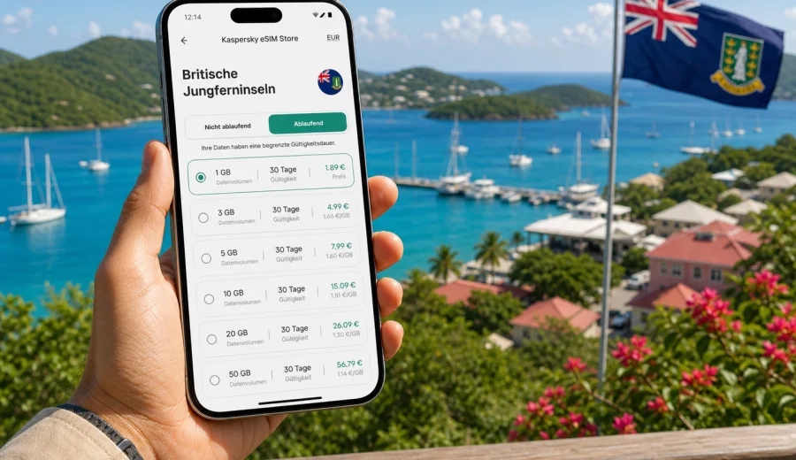 eSIM Britische Jungferninseln: Internet auf Reisen