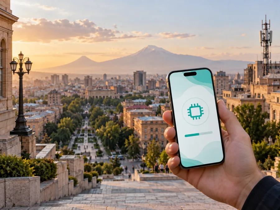 Team eSIM in Armenien: Voraussetzungen prüfen