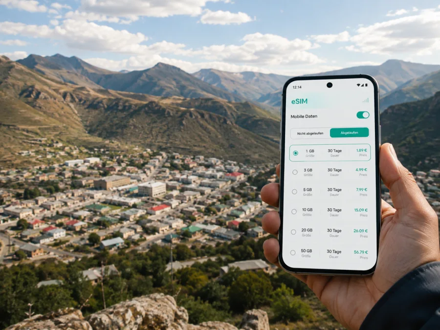 Thaba-Tseka eSIM: mobiles Internet in Lesotho