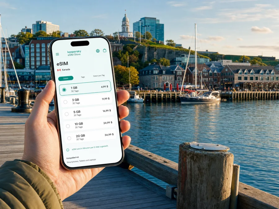 Halifax eSIM: mobiles Internet für Kanada