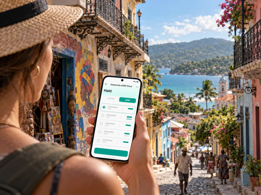 Jacmel eSIM: mobiles Internet in Haiti vorbereiten
