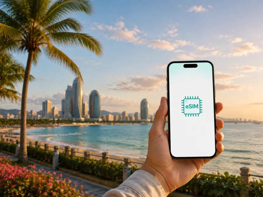 Sanya eSIM: Mobiles Internet in China