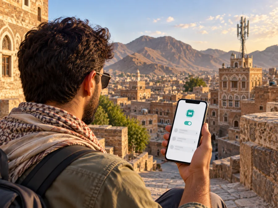 Sabafon eSIM im Jemen: Was Reisende prüfen