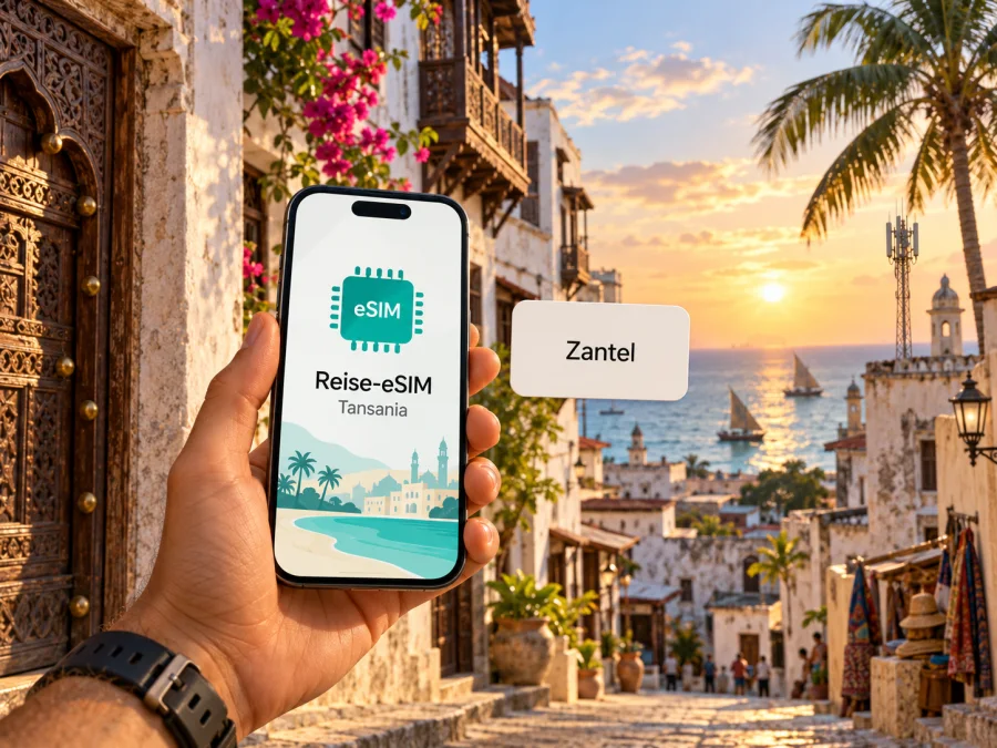 Zantel eSIM in der Vereinigten Republik Tansania: prüfen