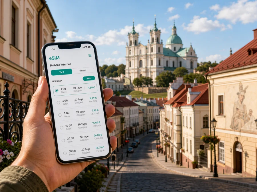 Grodno eSIM: Internet und mobile Verbindung