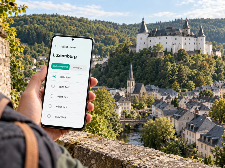 Clervaux eSIM: Mobiles Internet für Ihre Reise