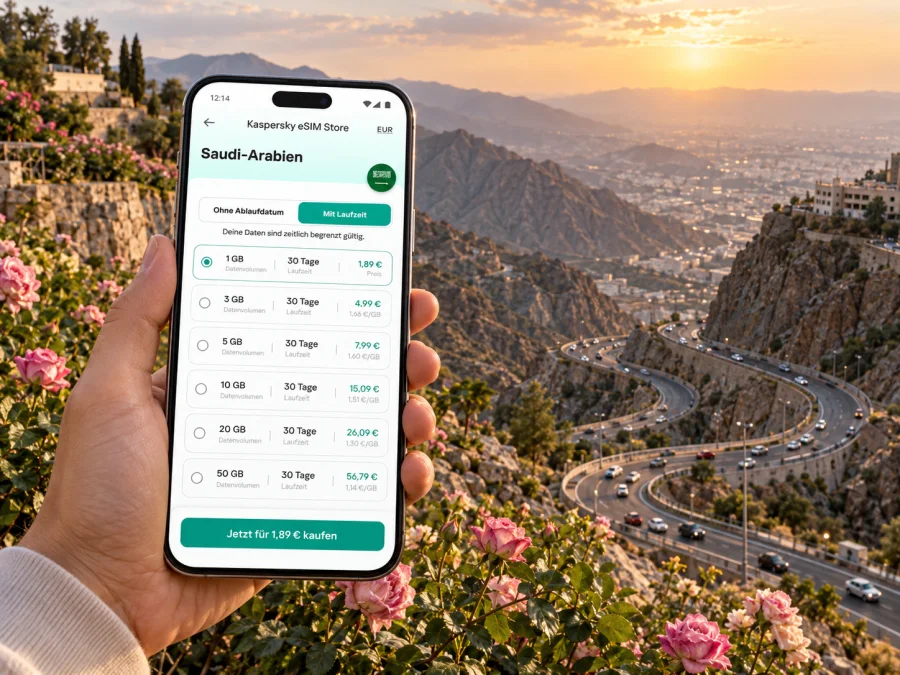 Taif eSIM: mobiles Internet in Saudi-Arabien