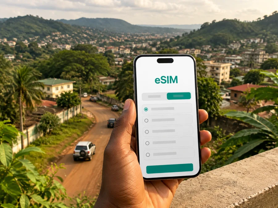 Franceville eSIM: Mobiles Internet in Gabun