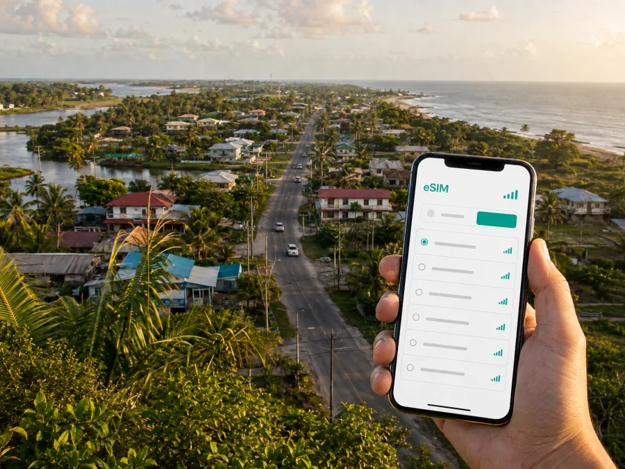 eSIM für Anna Regina: mobiles Internet in Guyana