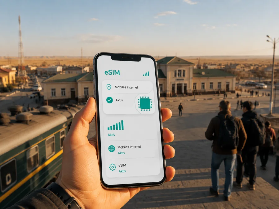 eSIM für Sainshand: Internet & mobile Verbindung