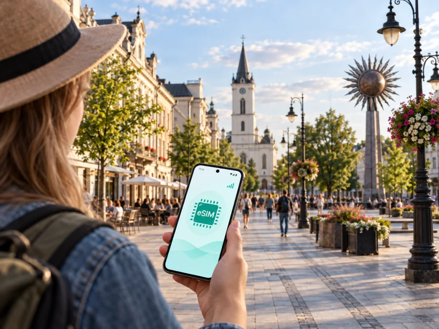 eSIM für Siauliai: mobiles Internet in Litauen