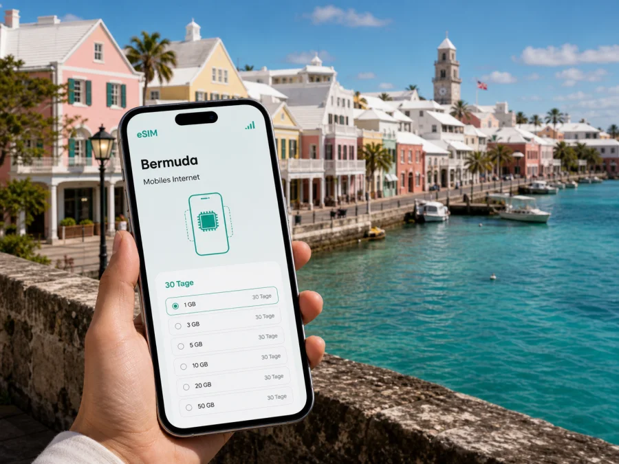 eSIM für St. George's: Internet in Bermuda