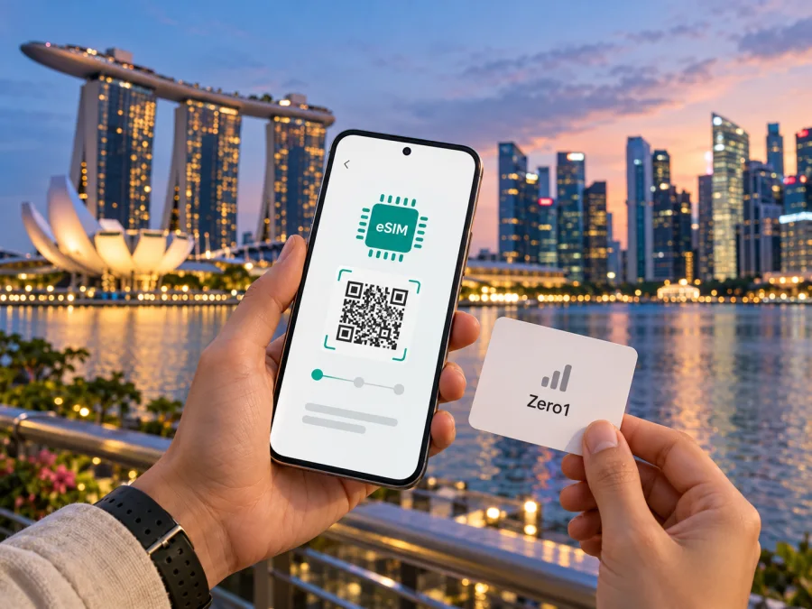 Zero1 eSIM in Singapur: Was Reisende prüfen sollten
