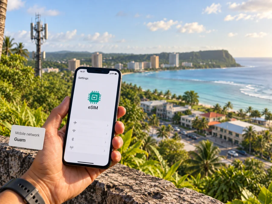 IT&E eSIM auf Guam: Voraussetzungen und Aktivierung