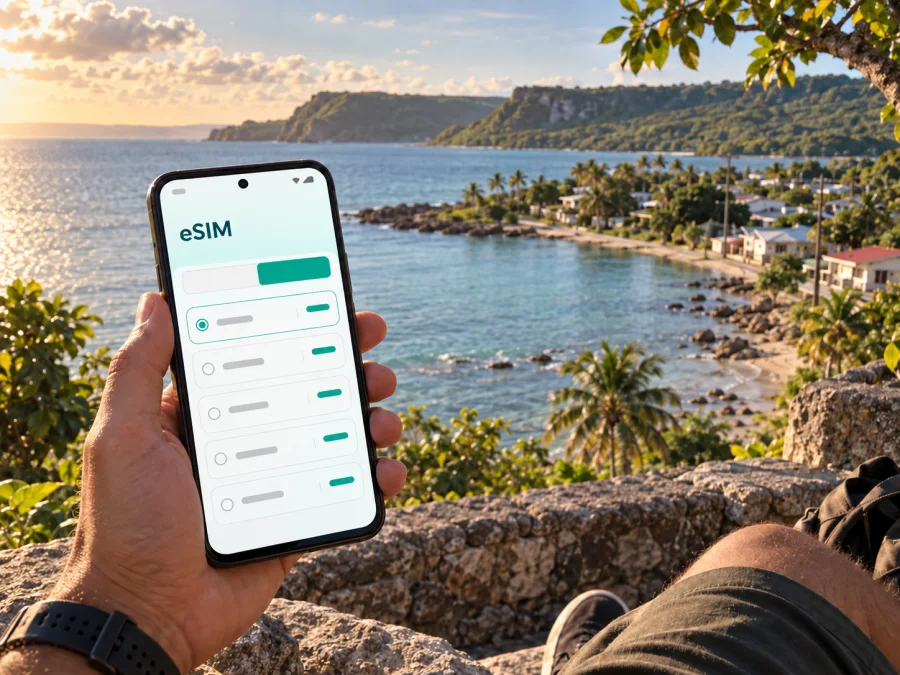eSIM in Agat: mobiles Internet für Guam
