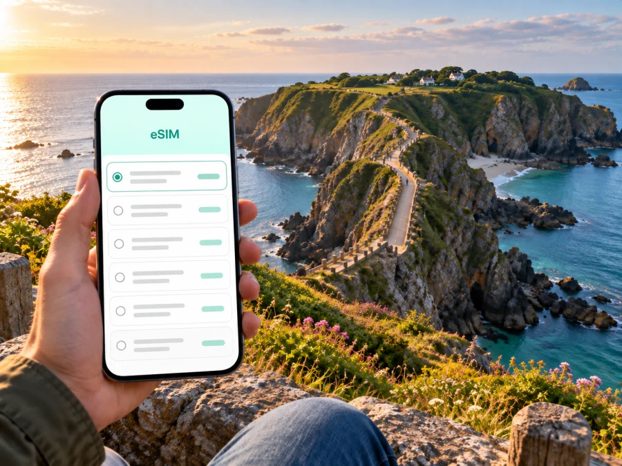 Sark eSIM: Mobiles Internet auf der Insel
