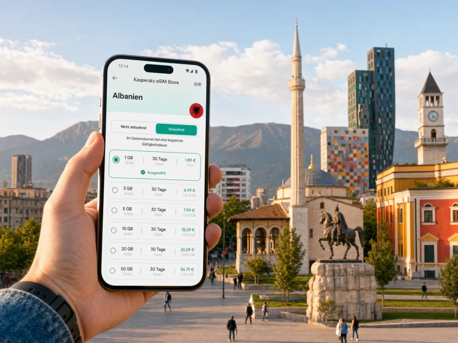 Tirana eSIM: mobiles Internet für Ihre Reise