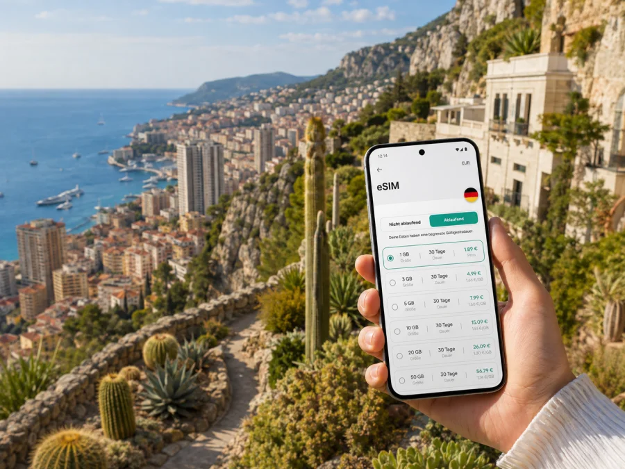 eSIM für Jardin Exotique: Internet in Monaco