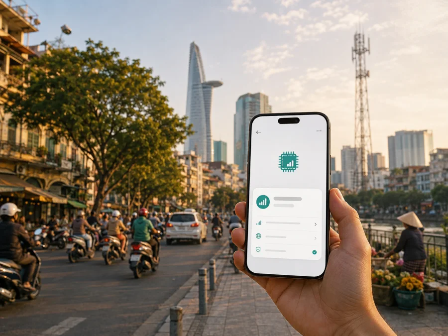 Vinaphone eSIM in Vietnam: Aktivierung und Reise