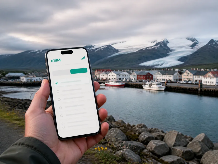 eSIM für Höfn: Mobile Daten in Island