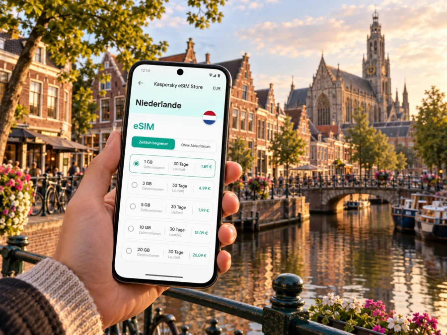 eSIM für Haarlem: mobiles Internet in der Stadt