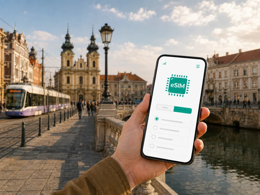 Timisoara eSIM: mobiles Internet auf Reisen