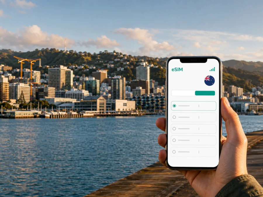 Wellington eSIM: Mobiles Internet für Ihre Reise