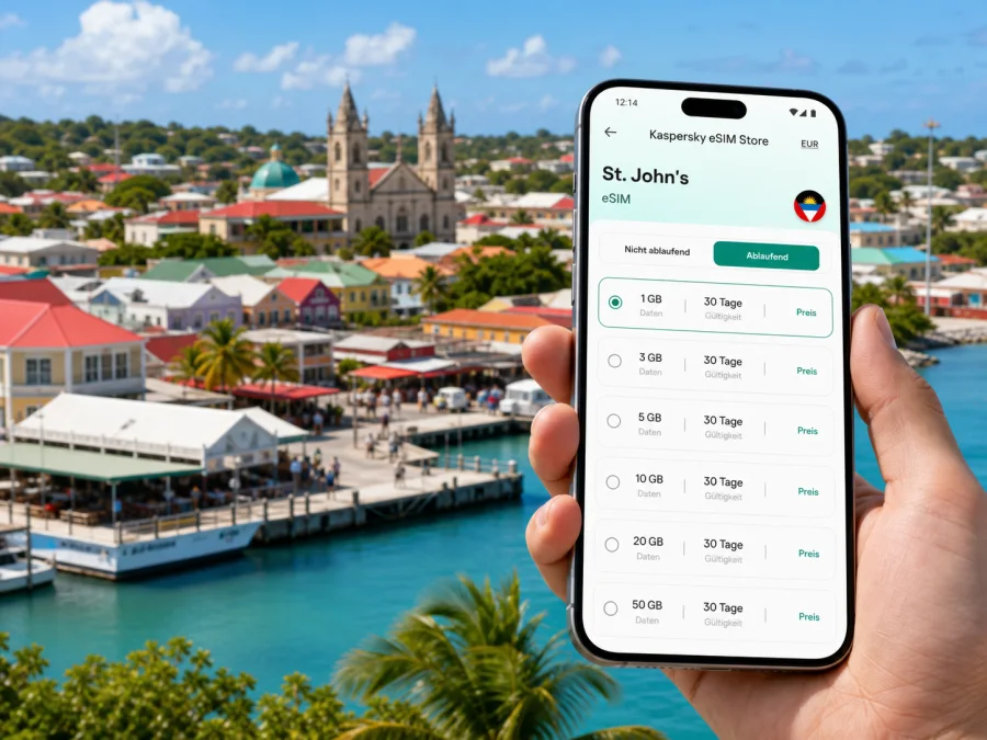 eSIM St. John's: mobiles Internet für die Reise