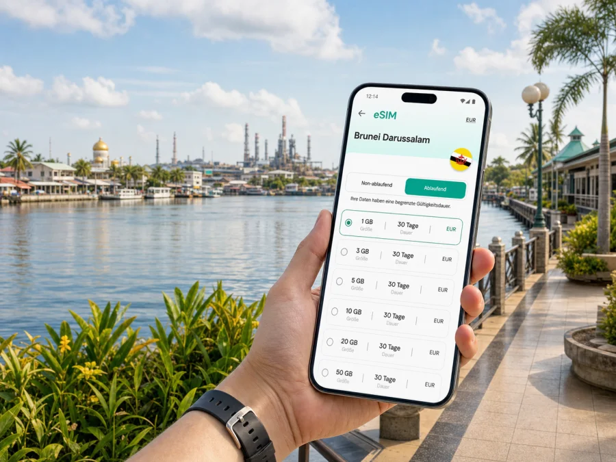 Kuala Belait eSIM: Internet für die Reise