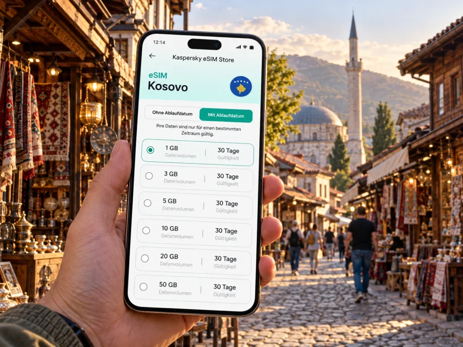 Gjakova eSIM: mobiles Internet in Kosovo