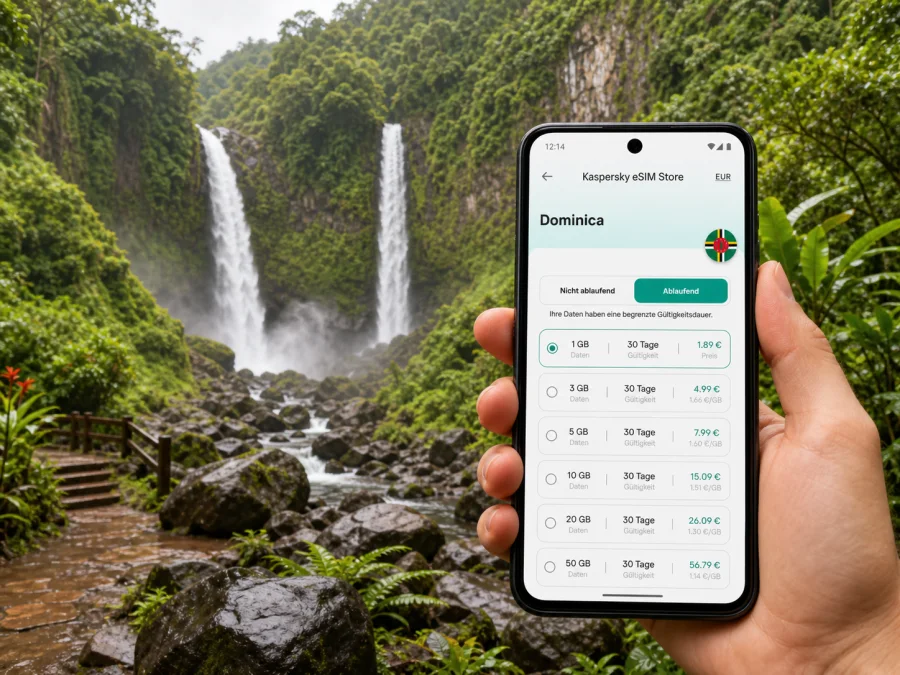 Trafalgar eSIM: Internet für Dominica-Reisen