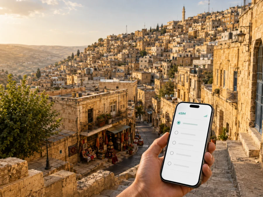 eSIM für Salt: mobiles Internet in Jordanien