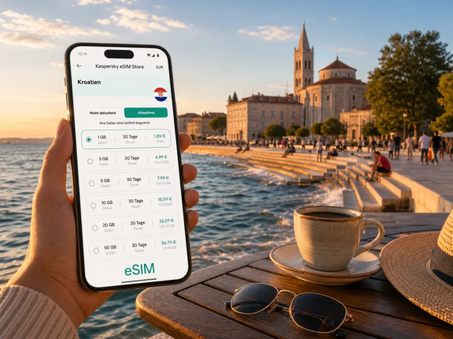 Zadar eSIM: Internet für Ihre Kroatien-Reise