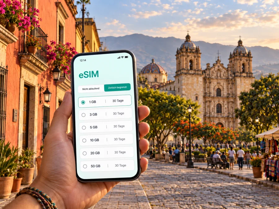 Oaxaca eSIM: Mobiles Internet für Ihre Reise