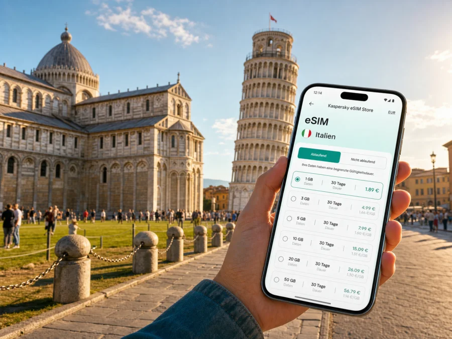 Pisa eSIM: mobiles Internet für die Reise