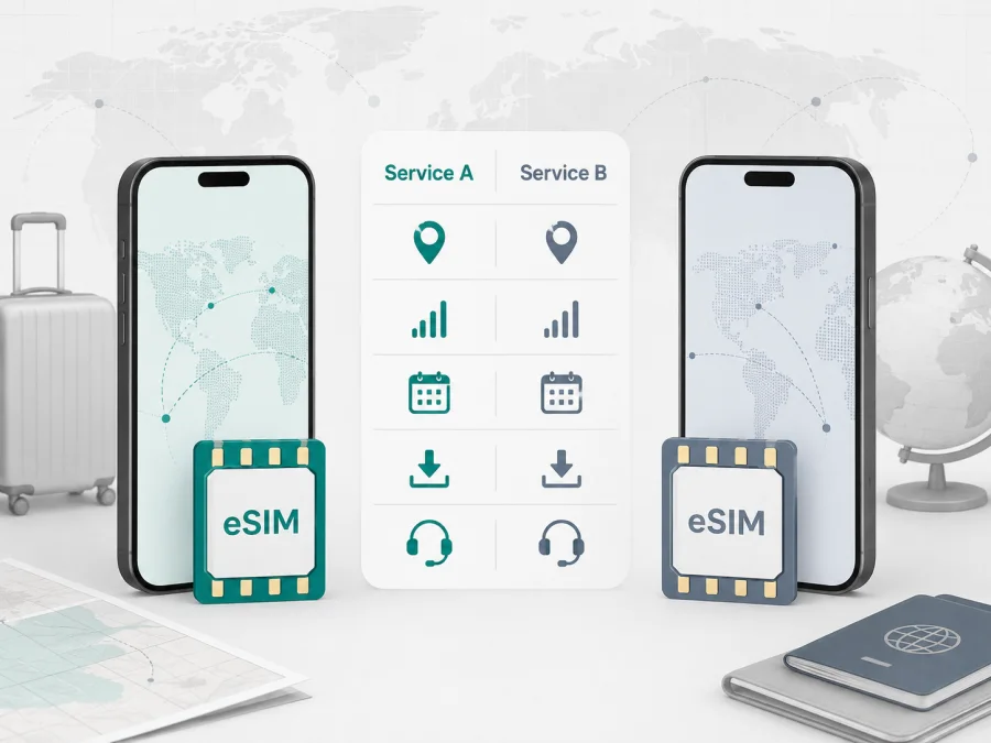 Airalo oder Kaspersky eSIM Store: eSIM-Vergleich