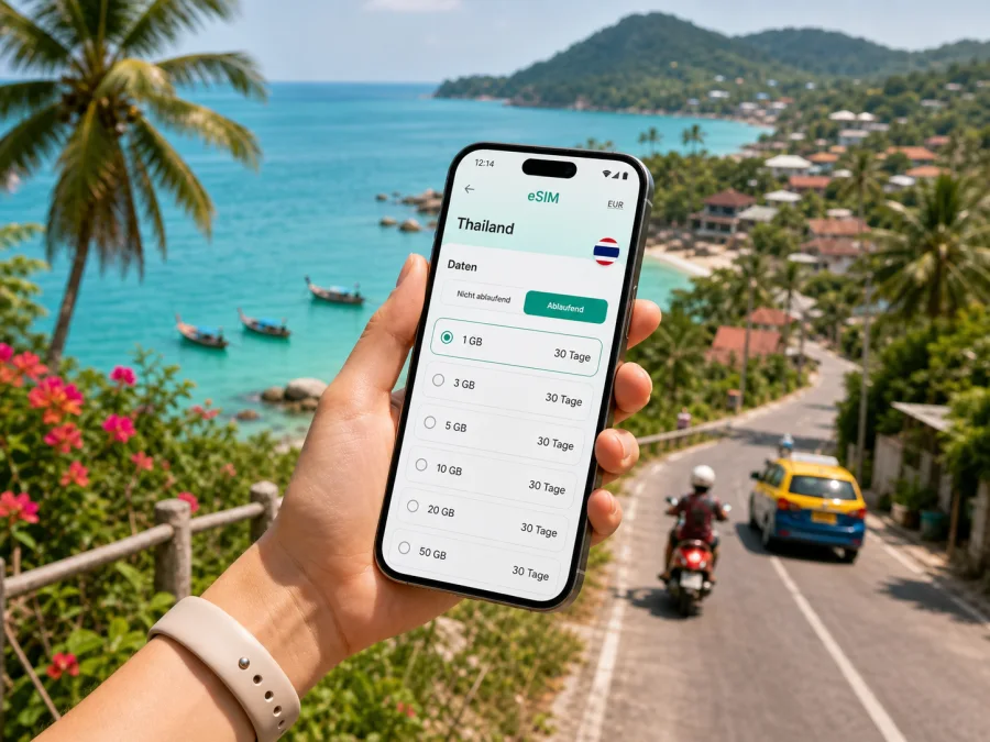 Koh Samui eSIM: Internet für die Reise