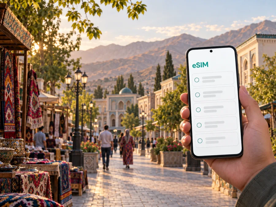 eSIM für Kulob: Mobiles Internet in Tadschikistan